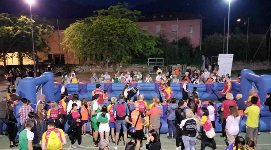 Calcio balilla umano 2024